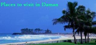 Best Places to Visit in and around Daman Gujarat India
