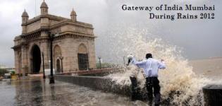 Gateway of India Mumbai During Rains 2012