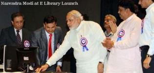 E Library Inaugurated by Gujarat CM Narendra Modi - E Library Gujarat