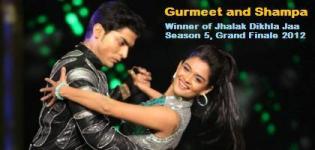 Gurmeet and Shampa - Jhalak Dikhla Jaa Season 5 Winner in Grand Finale on 30 Sept 2012
