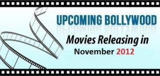 List of New Bollywood Hindi Movies Releasing in November 2012
